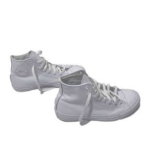 White Converse Chuck Taylor All Star High Top Sneakers Women 9.5 Men 7.5